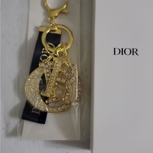 Gold Keychain Dior GWP